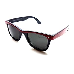 Wayfarer Black Colorline Solbriller Rød