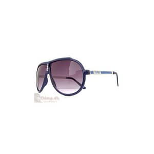 TURBO AVIATORS SOLBRILLE I MØRKEBLÅ M/ SØLV DETALJE