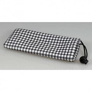 BRILLEETUI SORT/HVID TERNET